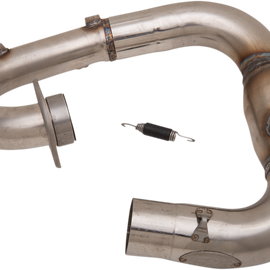 Megabomb Header with Midpipe - Stainless Steel