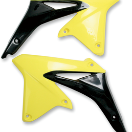 Radiator Shrouds -  Yellow/Black - RMZ 450