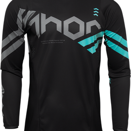 Pulse Cube Jersey - Black/Mint - Large