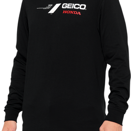 Geico - Raceday - Long Sleeve - T-Shirt- Black - Medium