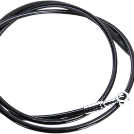 XR Stainless Hydraulic Clutch Line - Stainless with Black Coating - +10" - FLH '17+