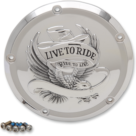 5-Hole - Chrome - Live to Ride Derby Cover963444
