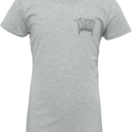 Girl's Metal T-Shirt - Gray - Small