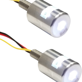 Three-Beam License Plate Bolt Lights - White