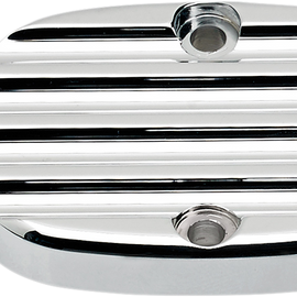 Master Cylinder Cover - Finned  - Chrome - FL