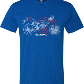 Honda Fireblade T-Shirt - Blue - Medium