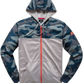 Reckon Zip Hoodie - Camo Navy - XL