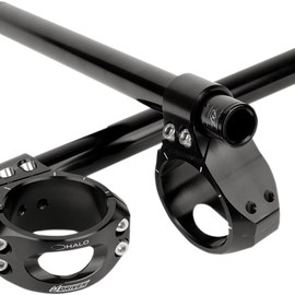 Black 51 mm Halo Clip-On Handlebars