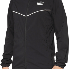 Corridor Windbreaker Jacket - Black - Large