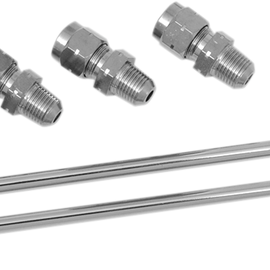 Rocker Box Oil Line - Chrome - XL