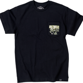 Rats Bats Pocket T-Shirt - Black - XL