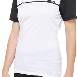 Women's Ridecamp Jersey - Short-Sleeve - White/Black - XL