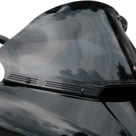 Logo Windshield Trim - Black