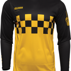 Hallman Differ Cheq Jersey - Yellow/Black -  Small