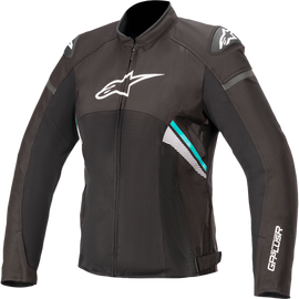 Stella T-GP Plus R v3 Air Jacket - Black/White/Teal - Small