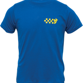Toddler Checkers T-Shirt - Royal - 3T