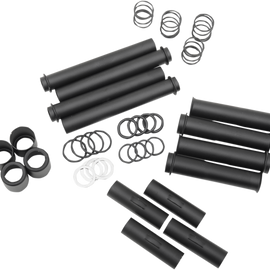 Pushrod Tube Kit - Black - Twin Cam