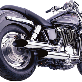 Classic Deluxe Exhaust - Chrome - VT1100