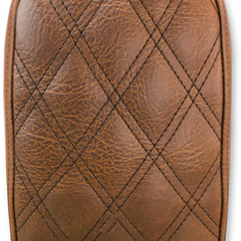 Lattice Stitched Pad - Brown -  6"