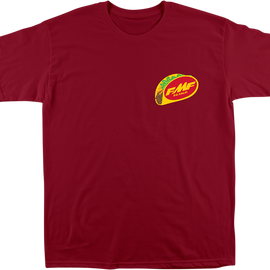 Taco Tuesday T-Shirt - Burgundy - Small