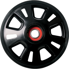 Idler Wheel with Snap Ring/Bearing 6004 - Black - Group 18 - 180 mm OD x 20 mm ID