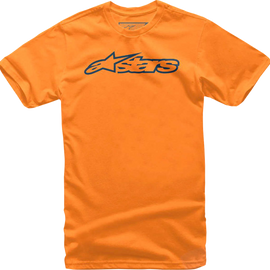 Youth Blaze T-Shirt - Orange/Navy - Medium