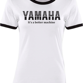 Women's Yamaha Vintage T-Shirt - White/Black - Small