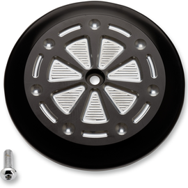 Techno Air Cleaner Cover - Black/Silver