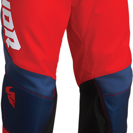 Youth Sector Chev Pants - Red/Navy - 28