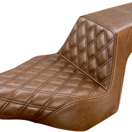 Step Up Seat - Driver Lattice Stitched - Brown - FXSB