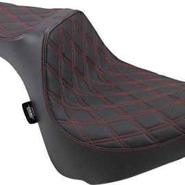 Predator III Seat - Double Diamond - Red Stitched - FXFB