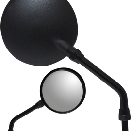 Round Parts Unlimited Mirror - Black