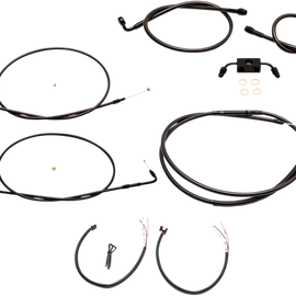 Midnight Cable Kit for 18" - 20" Ape Hanger Handlebars