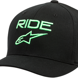Ride 2.0 Hat - Black/Green - Large/XL