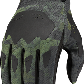 Hooligan™ Battlescar Gloves - Green - Large