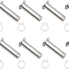 Chrome Brake Lever Pivot Pins for '08 - '19 FL