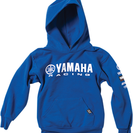 Youth Yamaha Racing Hoodie - Blue - Large