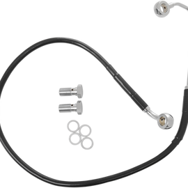 Brake Line - Front - Black - +2" - FXS '12-'13