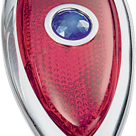 Taillight - Tear Drop - Blue Dot Lens