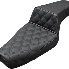 Step Up Seat - Lattice Stitched - Black - XL4448347