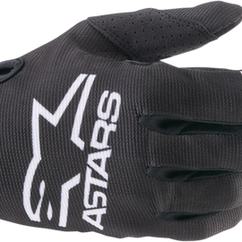 Youth Radar Gloves - Black/White - XS