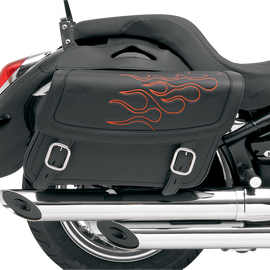 Flame Saddlebag - Orange - Medium
