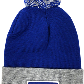 Yamaha Pom Beanie - Royal/Gray