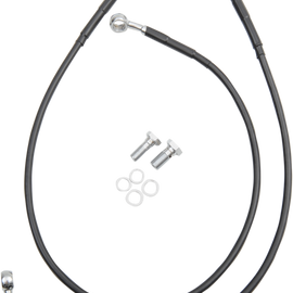 Brake Line - Front - Black - +4" - FXDB '12-'17