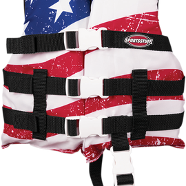 Child Stars & Stripes PFD Vest - Red/White/Blue