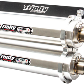 Muffler - Aluminum - Dual