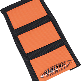 6-Ribbed Seat Cover - Orange/Black - SXF