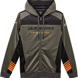 Session II Zip-Up Hoodie - Charcoal/Black - 2XL