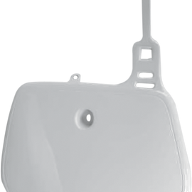 Front Number Plate - White - Yamaha