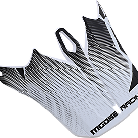 F.I. Agroid Visor Kit - White/Black